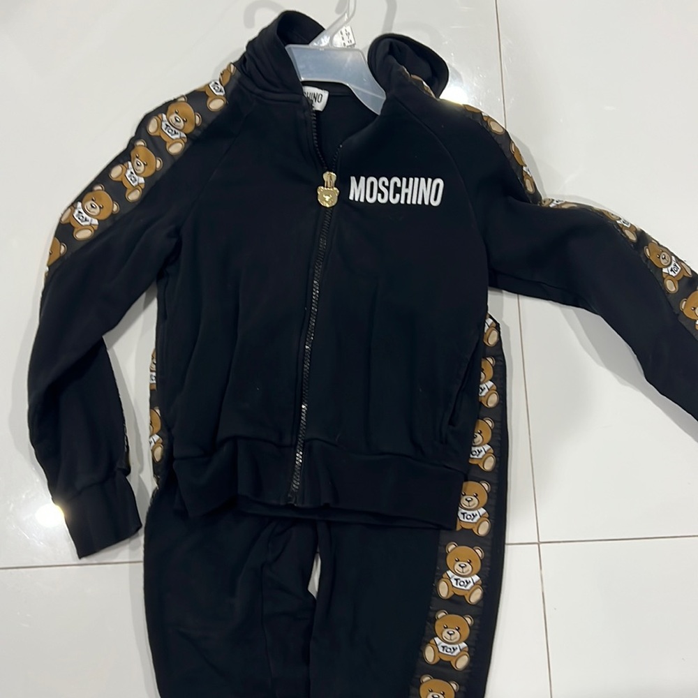 Authentic Moschino sweat suit kids